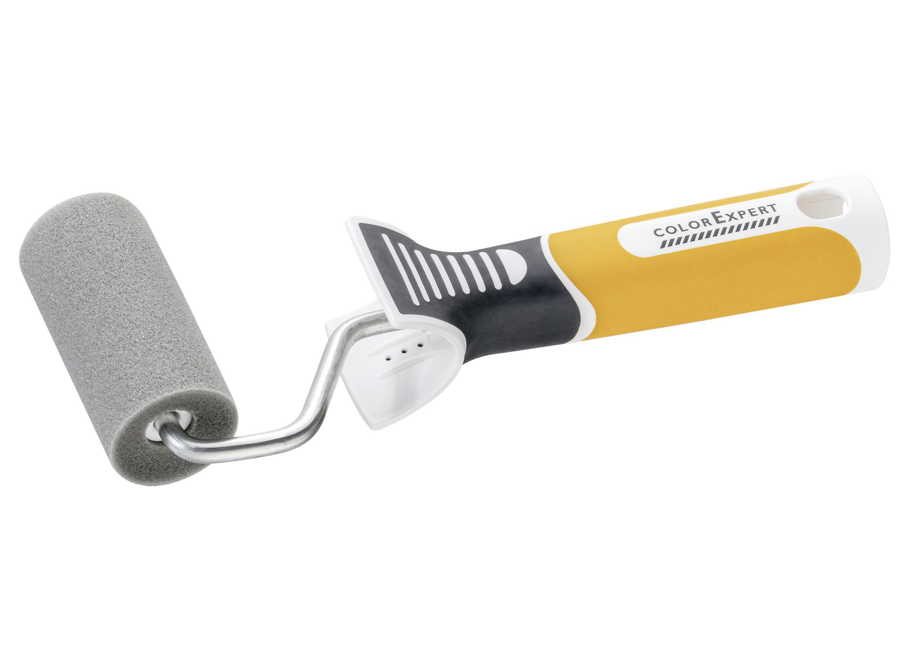 ROULEAU DE LAQUAGE 7CM Ø35 EVOSTAR POLYESTER GRIS 20MM LISSE + MONTURE 3K 19CM