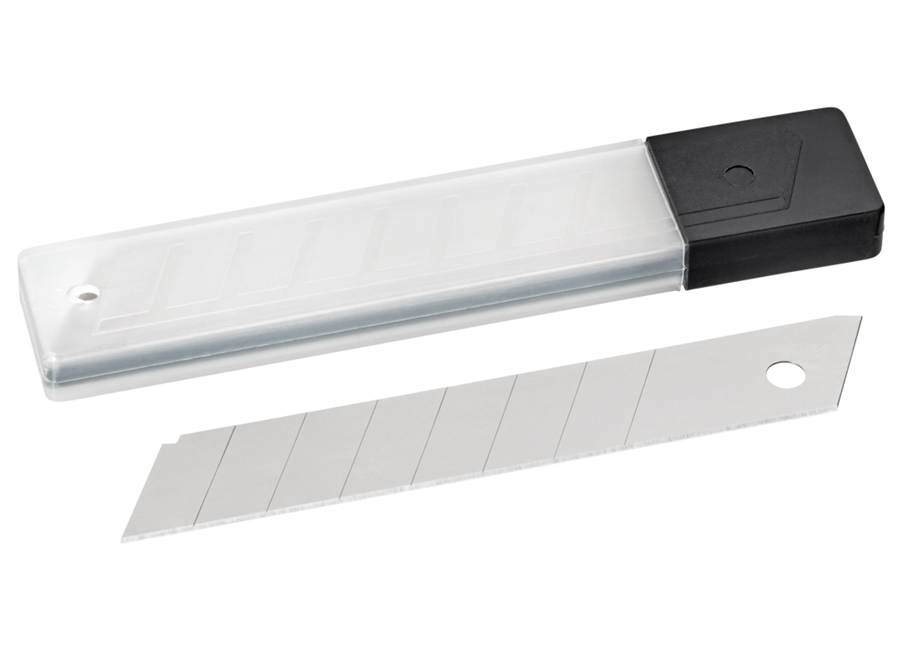 RESERVE AFBREEKMESSEN 18MM IN KOKER 10 STUKS