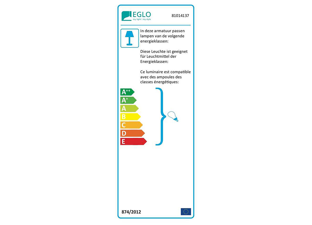 EGLO HANGLAMP VINTAGE CARLTON 1 KOPER/ZWART 3X60W