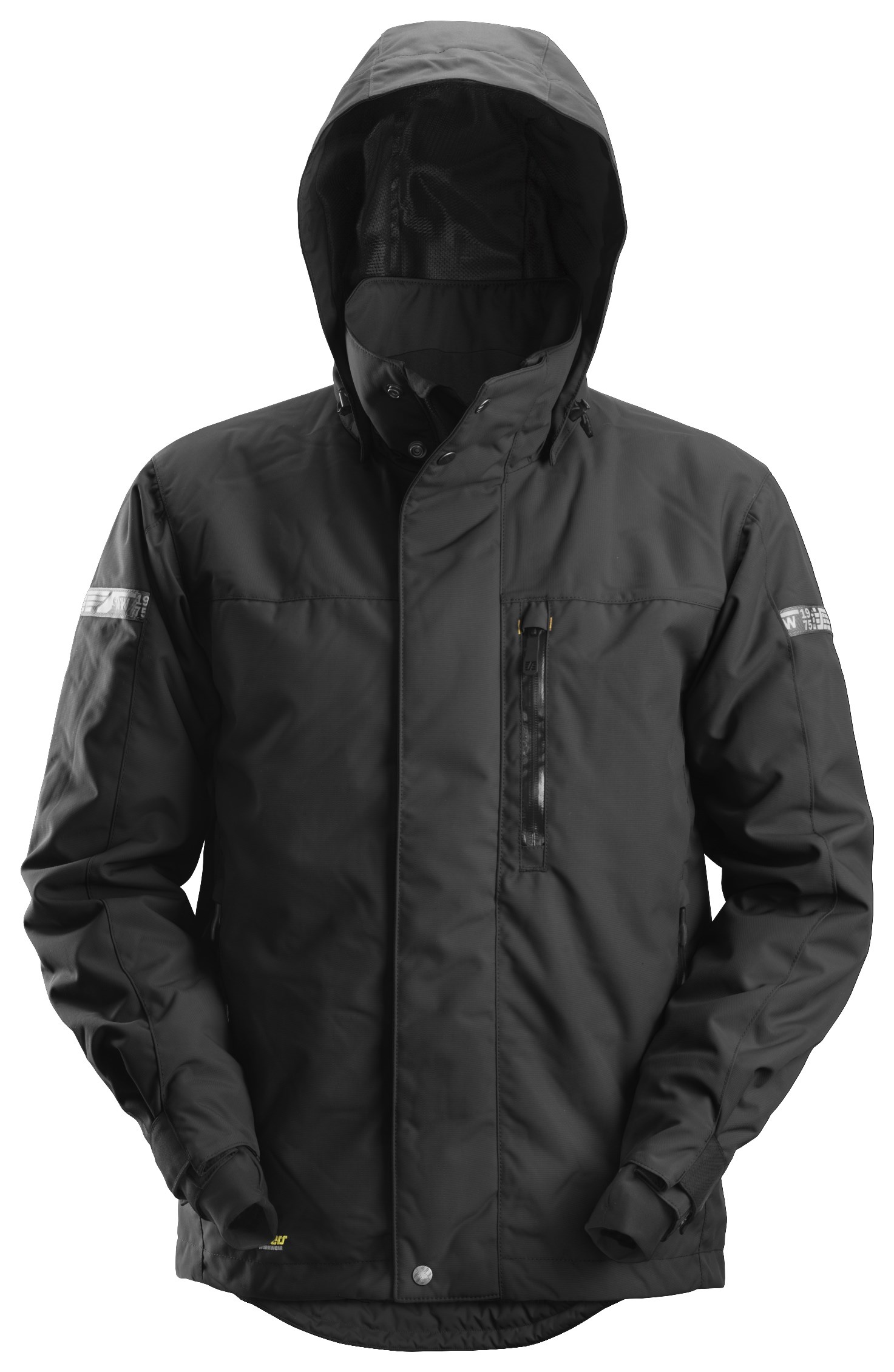 ALLROUNDWORK VESTE D'HIVER IMPERMEABLE NOIR - T: M