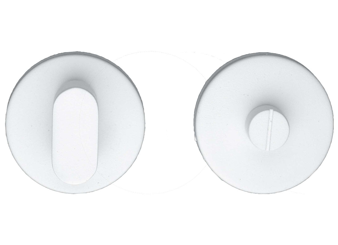 WC GARNITUUR ROND WIT ZONDER ROOD WIT '8000016'