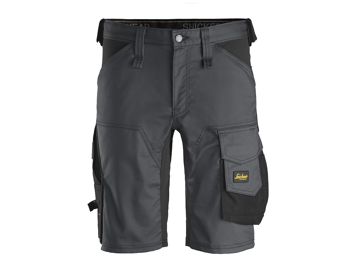 SNICKERS AW STRETCH SHORT STAALGRIJS/ZWART M:56