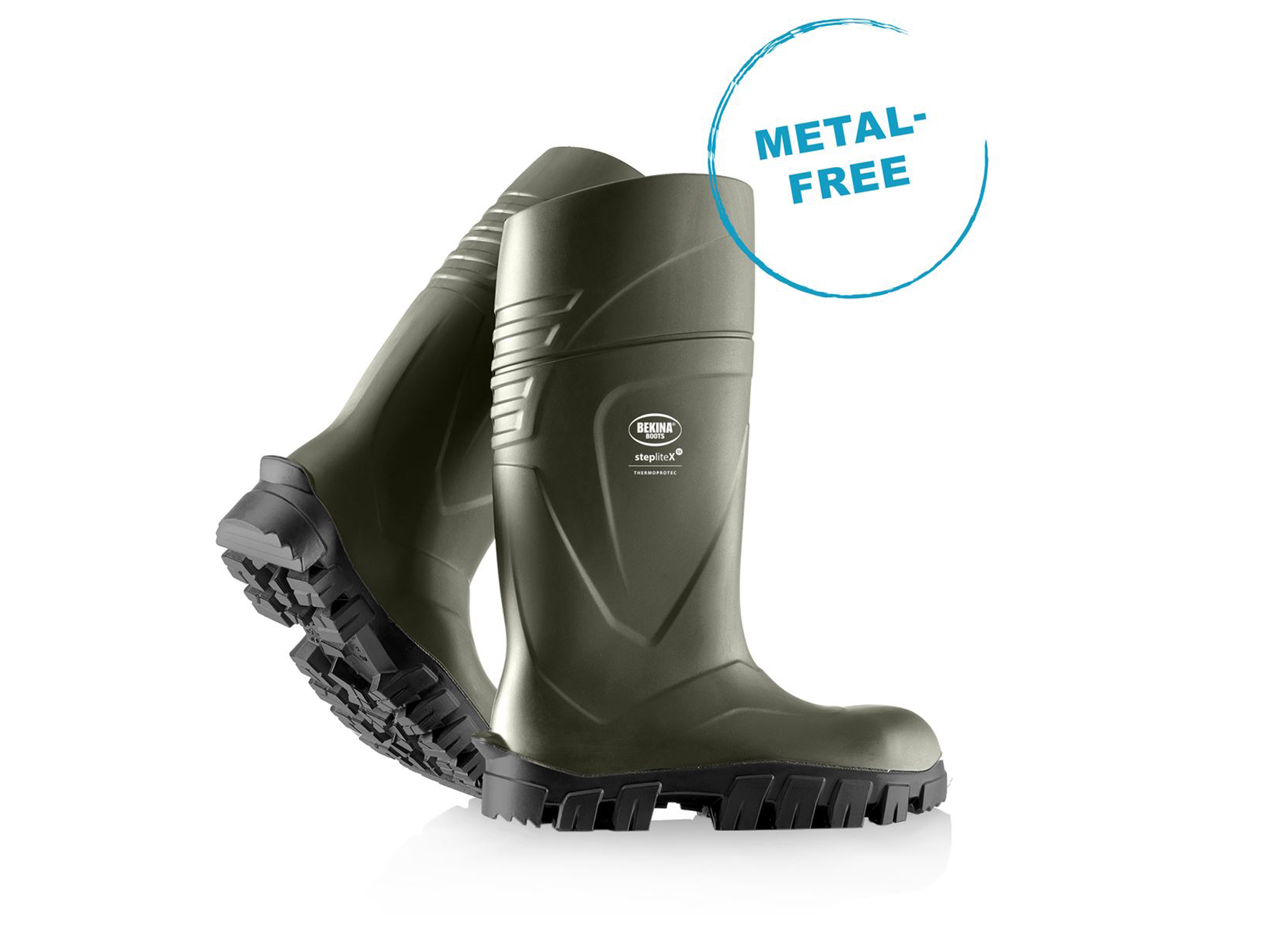 BEKINA BOTTE STEPLITE X THERMOPROTEC VERT/NOIR S5 46
