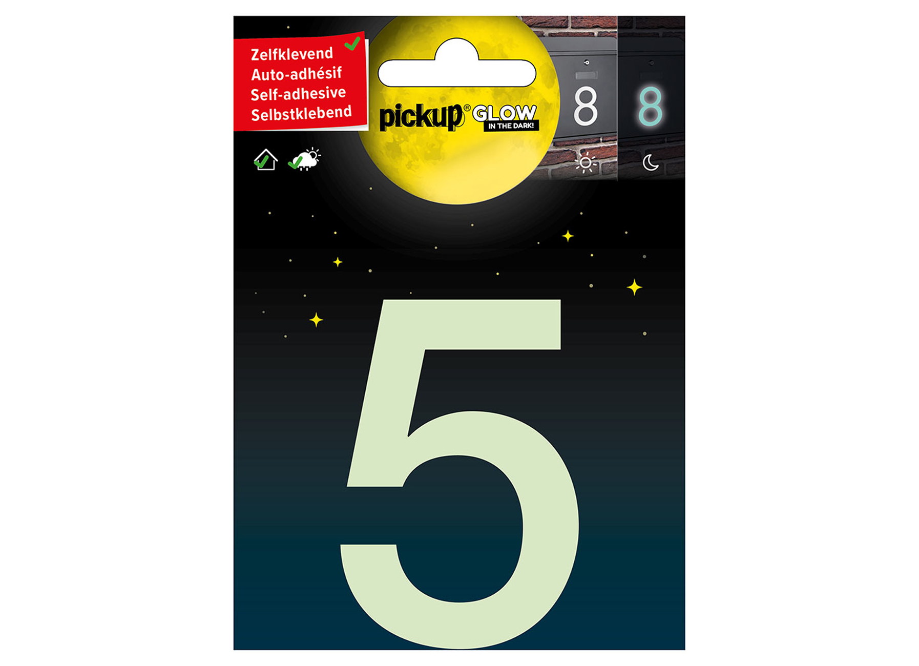 GLOW IN THE DARK NUMERO 5 7,5 CM