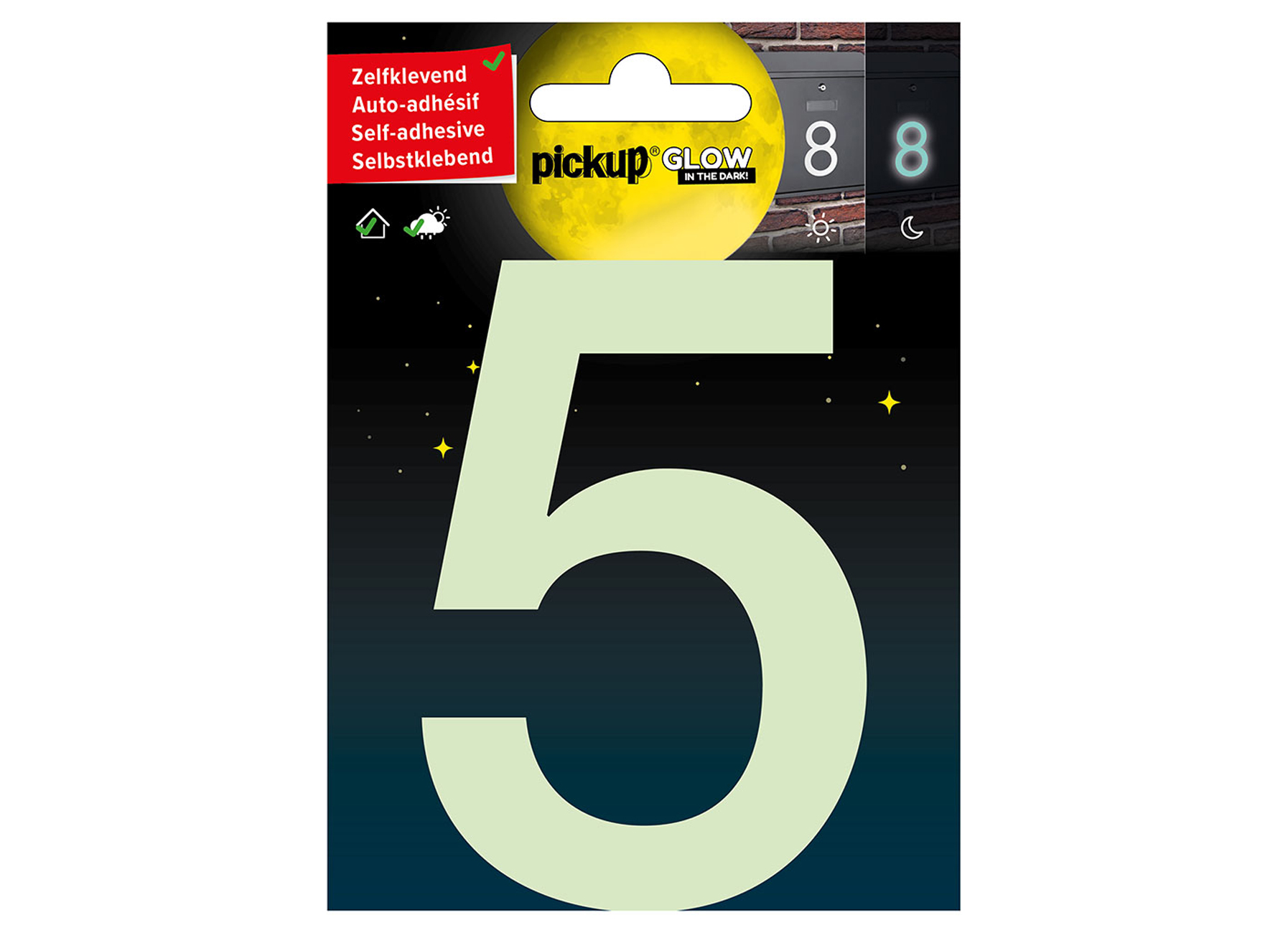 GLOW IN THE DARK NUMERO 5 10 CM