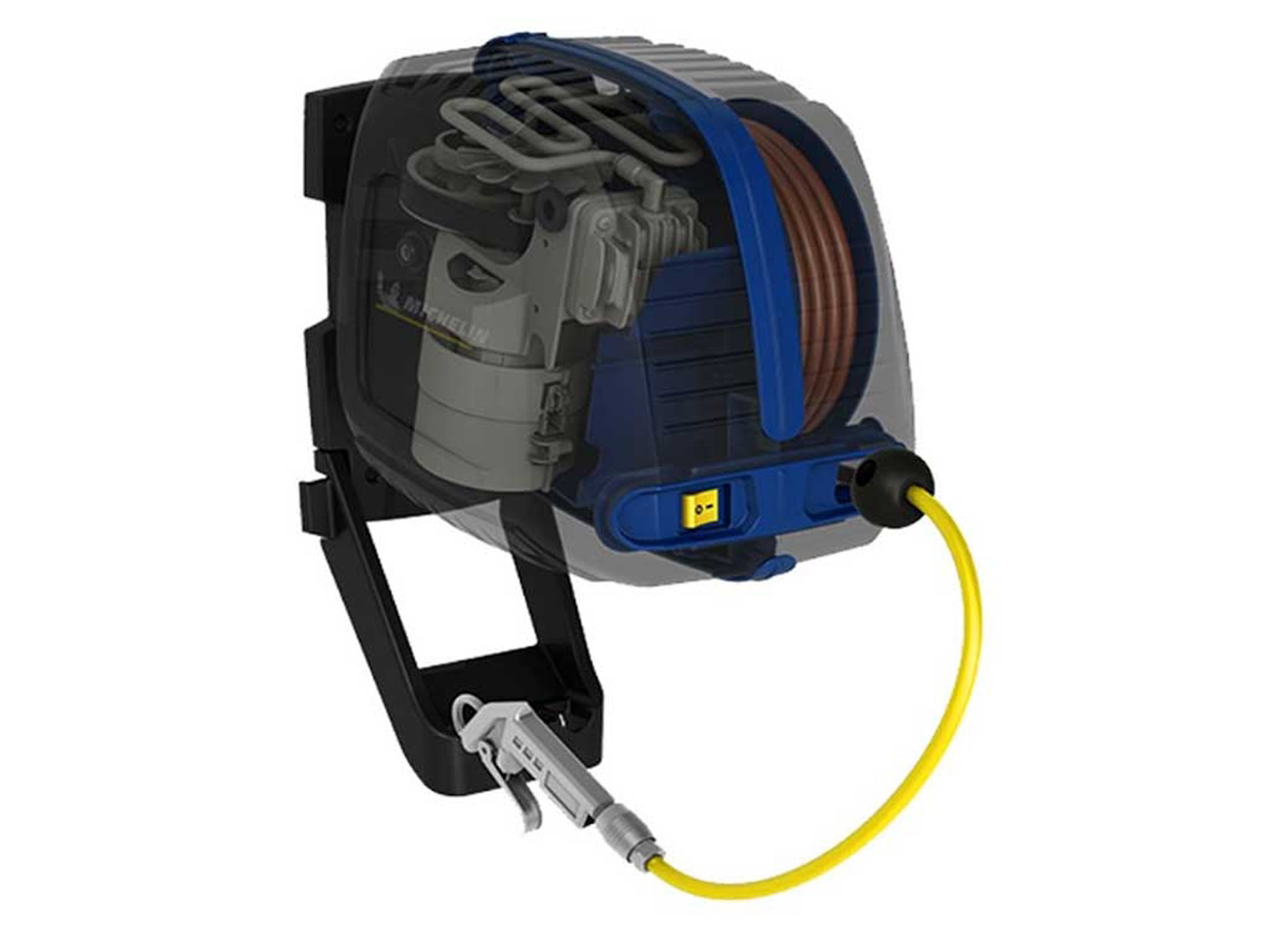 COMPRESSOR 8 BAR SANS HUILE MBL-GO AVEC ENROULEUR 10M