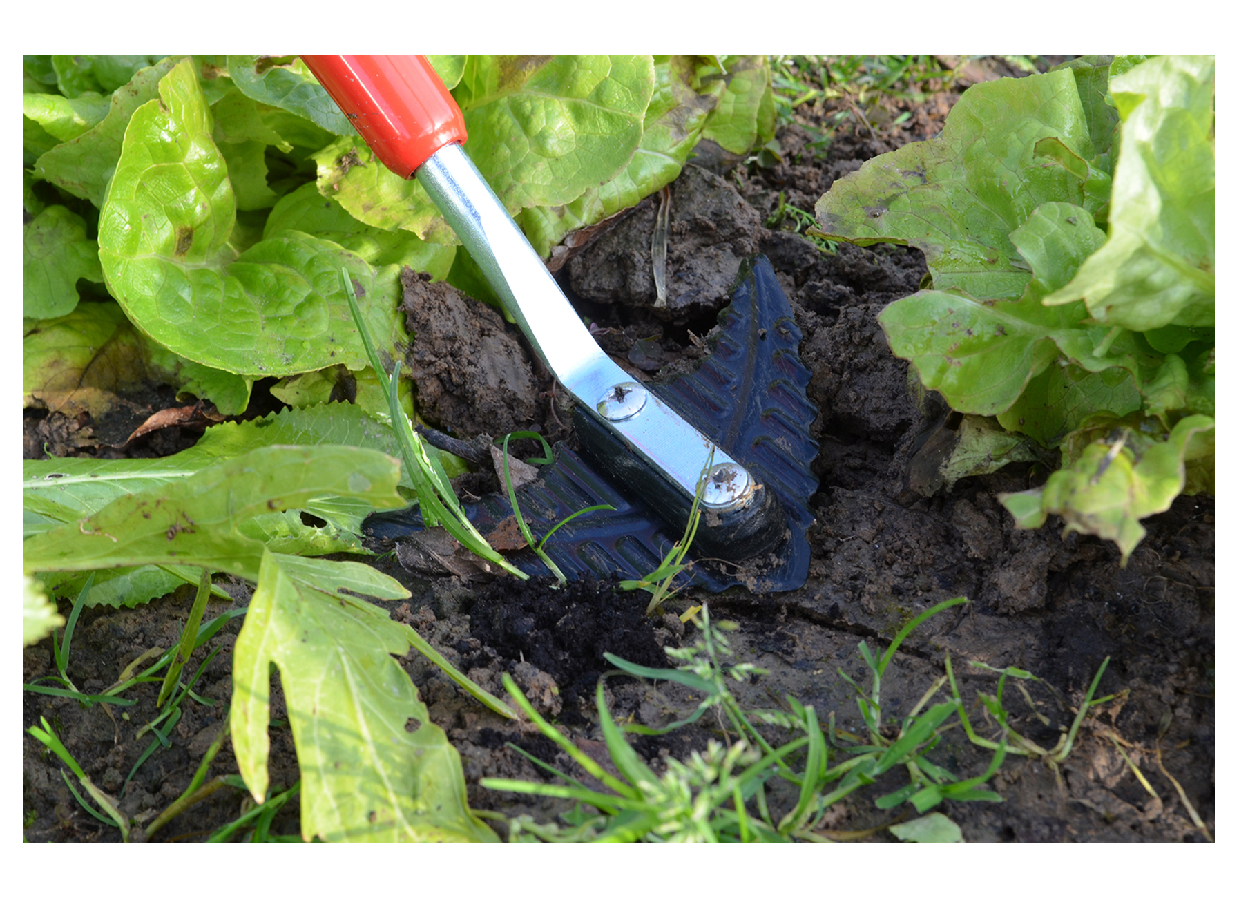 RATISSOIRE A POUSSER/TIRER 120MM MANCHE FRENE 150CM