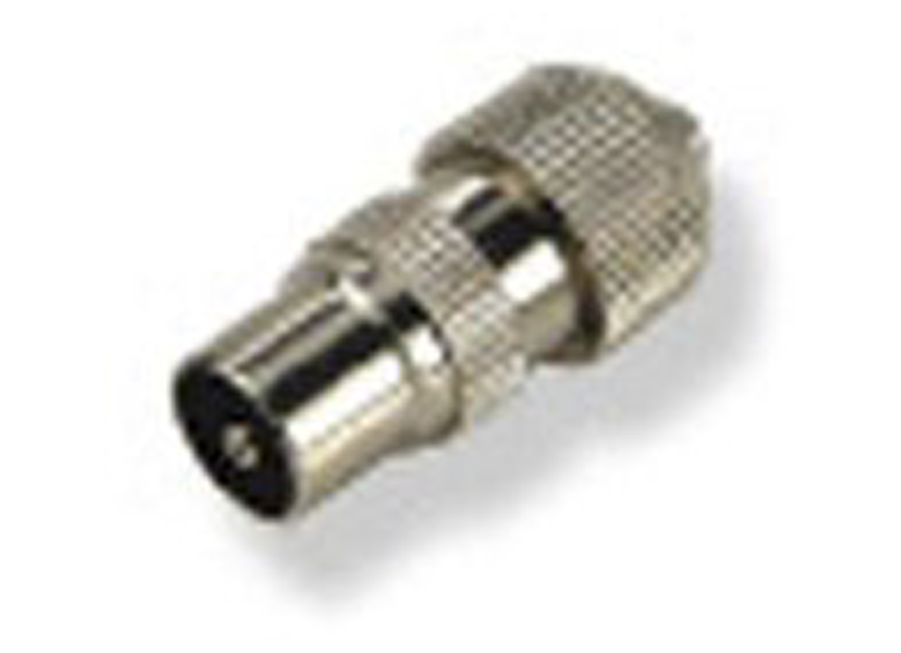 CONNECTEUR SATELLITE/TV MALE METAL 2 PIECES