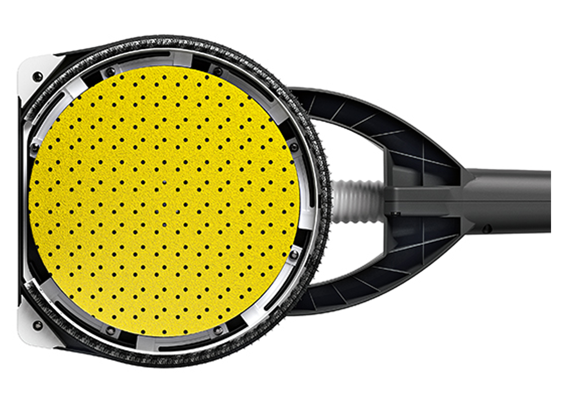 Elektrische gipsplaatschuurmachine met vacuümbevestiging, 1250 W wand- en plafondschuurmachine met 50 schuurschijven, variabele snelheid, uitschuifbare handgreep, LED-licht, perfect voor huisrenovatie