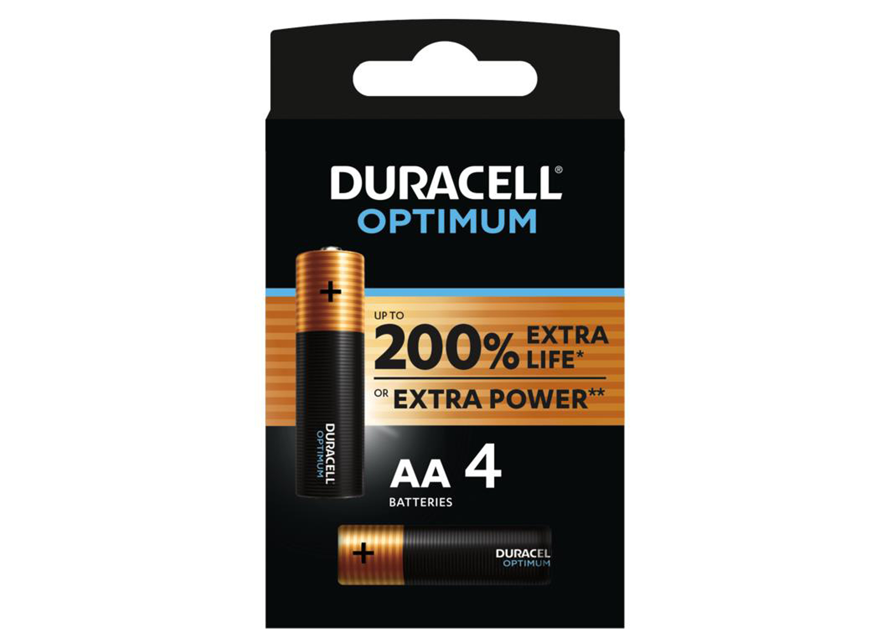 DURACELL OPTIMUM AA MN1500 LR06 4-PACK