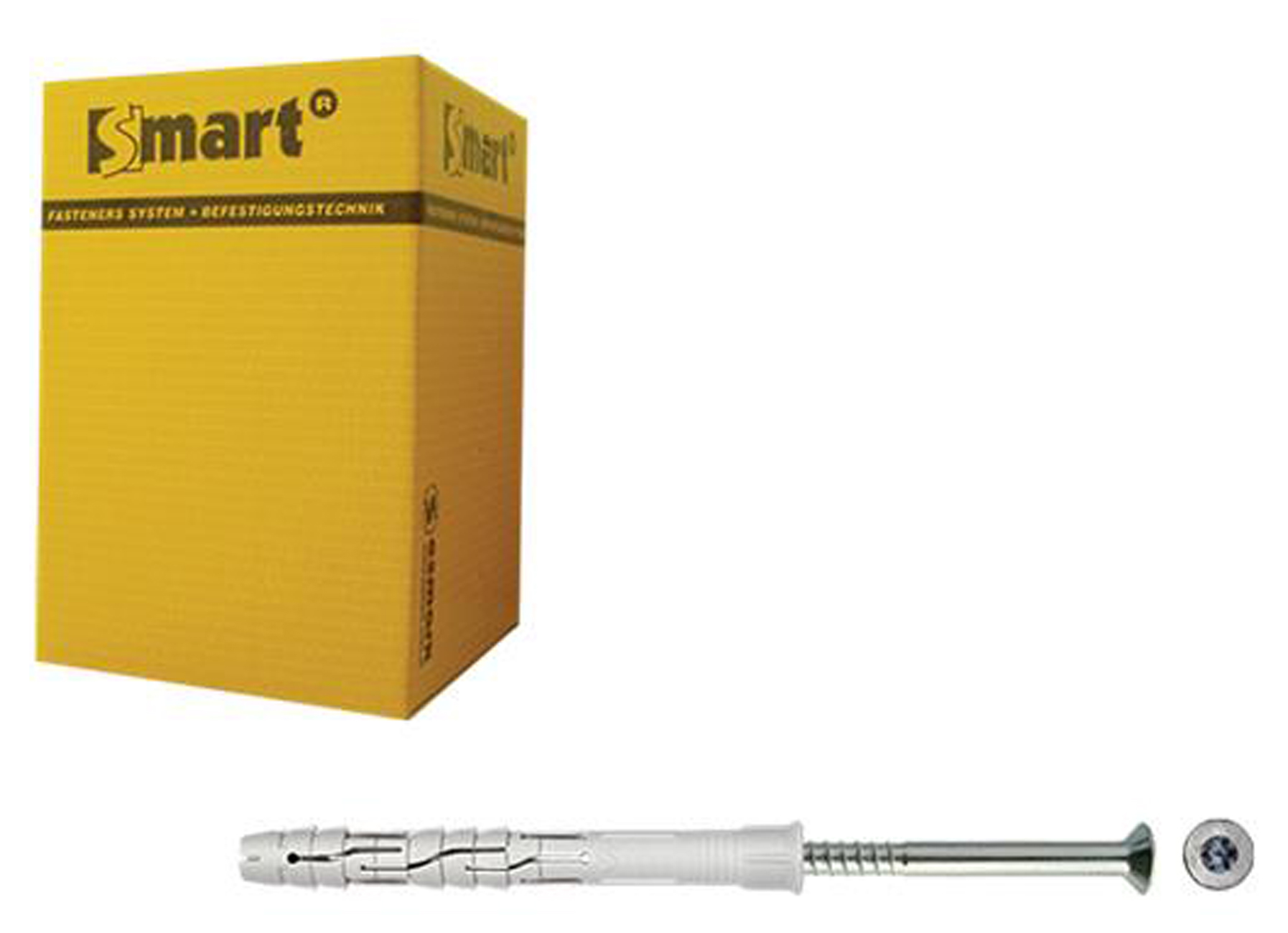 CHEVILLE + VIS TF TX Ø10X140 ZINGUE 50PC