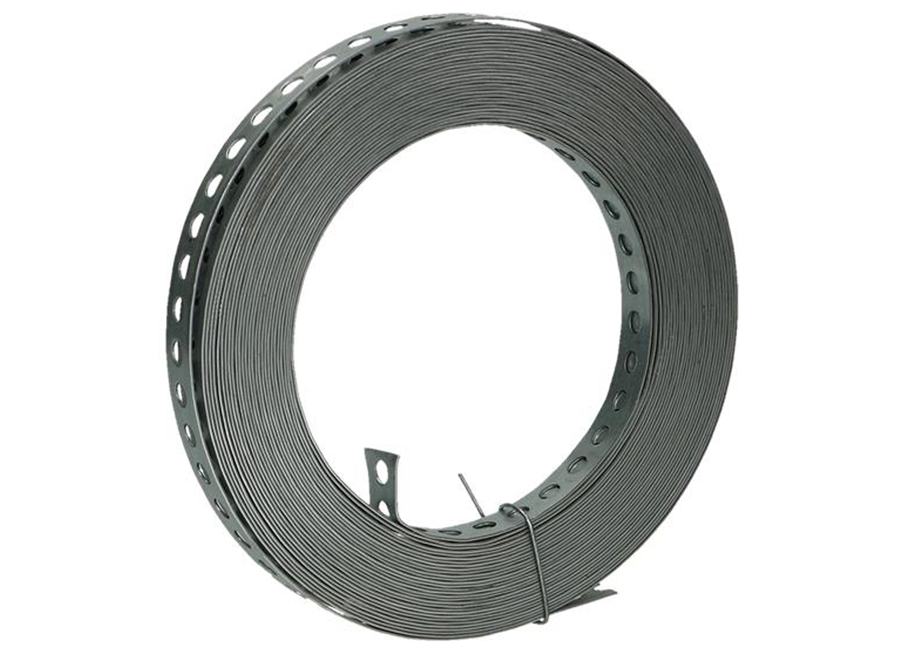 BANDE PERFOREE DROITE 10M 19X0,8MM PLASTIFIE