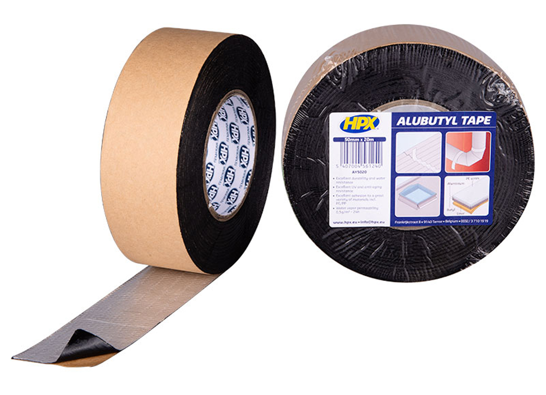 HPX RUBAN D'ETANCHEITE ALUBUTYL 50MM X 20M