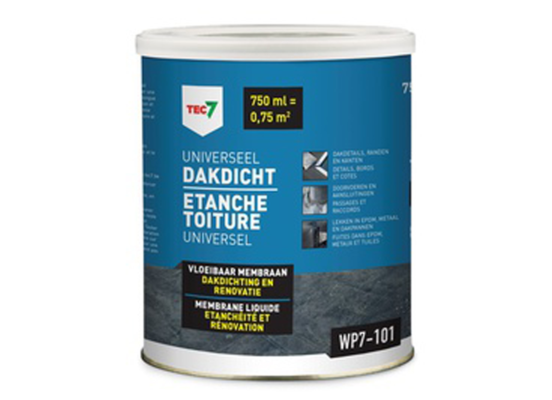 WP7-101 UNIVERSEEL DAKDICHT 750ML