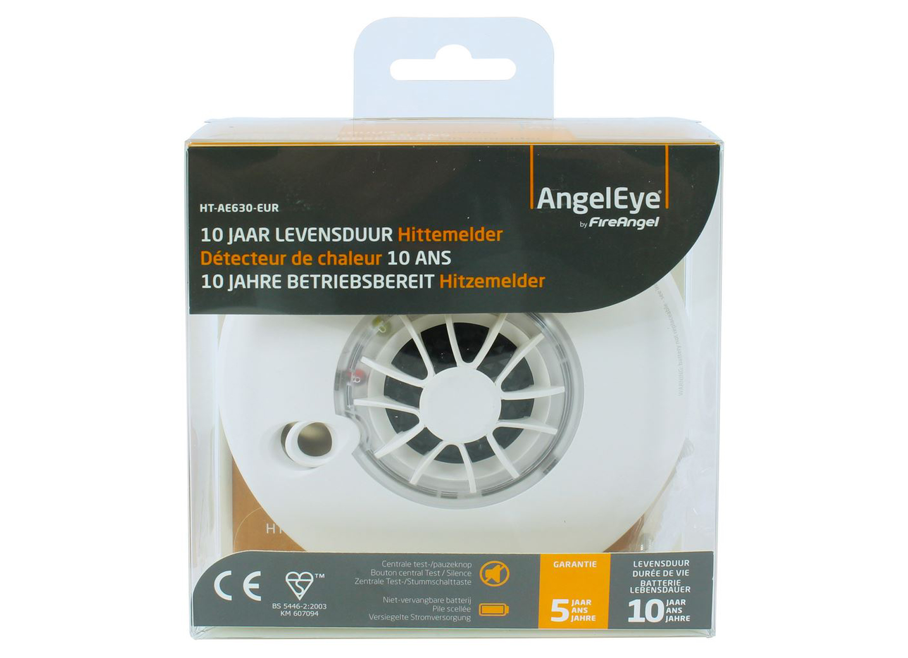 DETECTEUR DE CHALEUR 10A/5A LITHIUM 3V