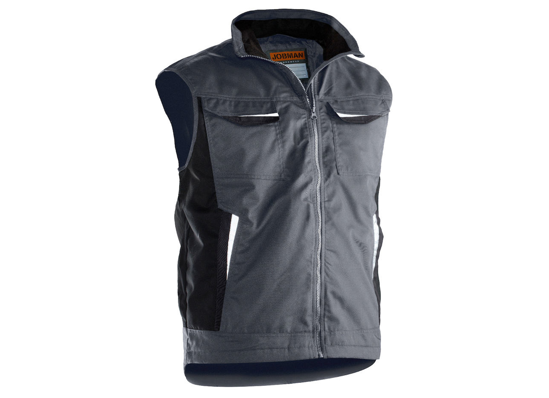 JOBMAN GILLET DE SERVICE DOUBLE GRIS FONCE L