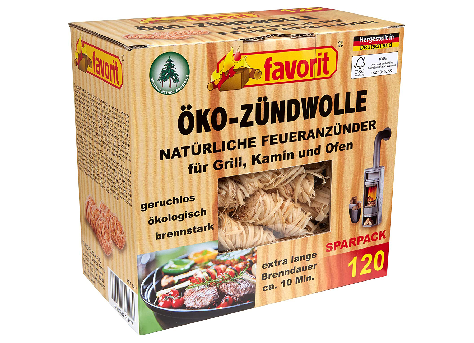 FAVORIT ECO-LUCIFERS AANMAAKBLOKJES 32 STUKS