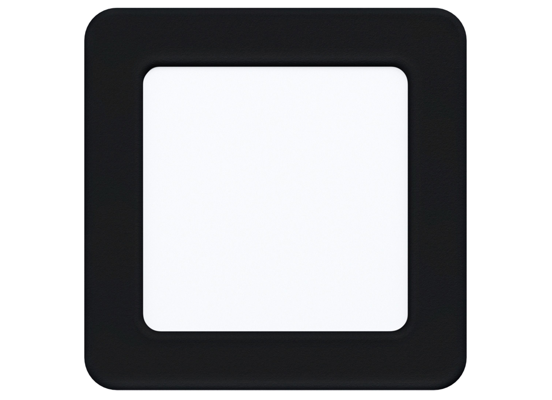 EGLO INBOUWARMATUUR FUEVA 5 ZWART 117X117MM 5,5W 4000K