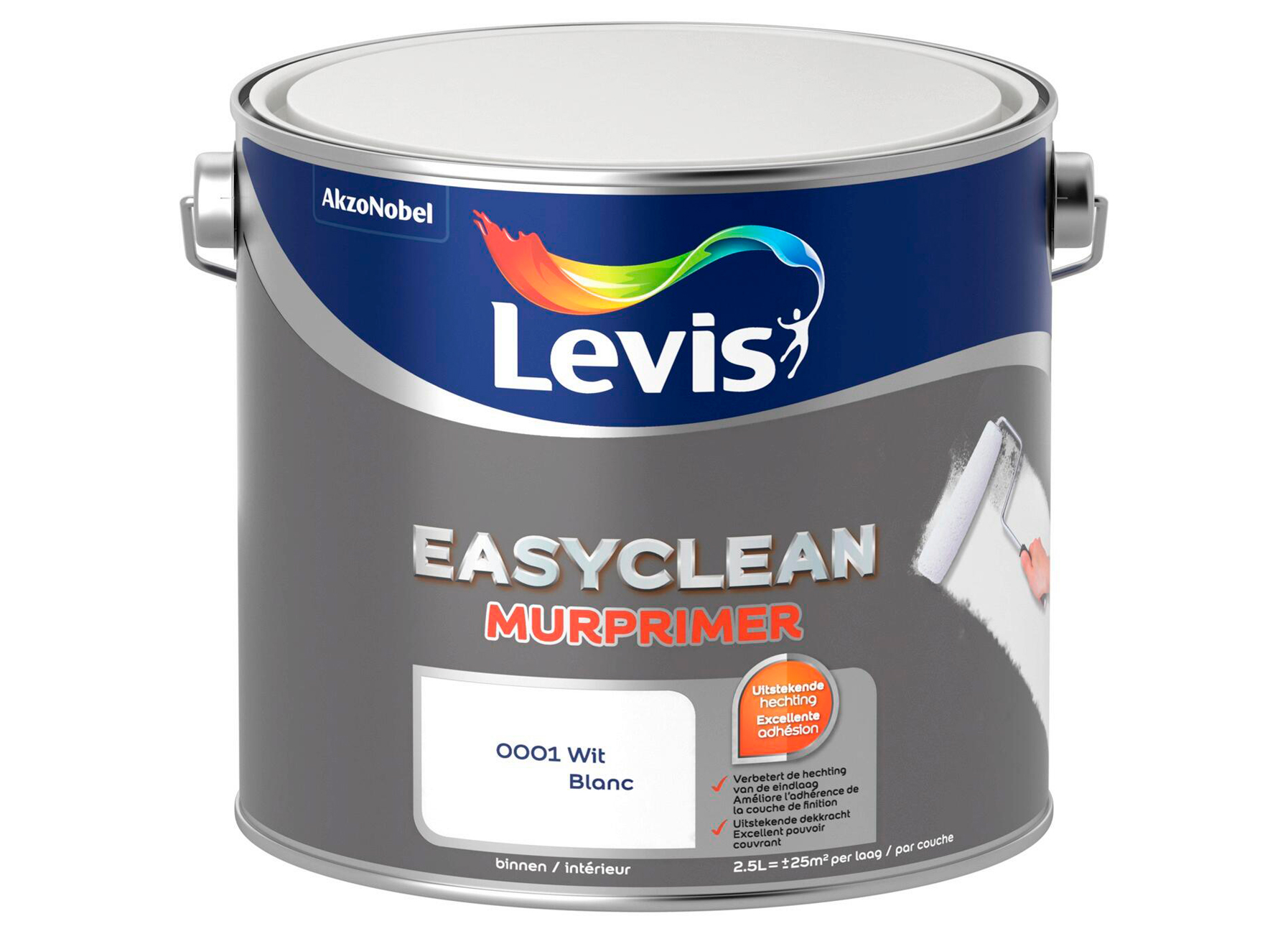 LEVIS EASYCLEAN MUR PRIMER 2.5L