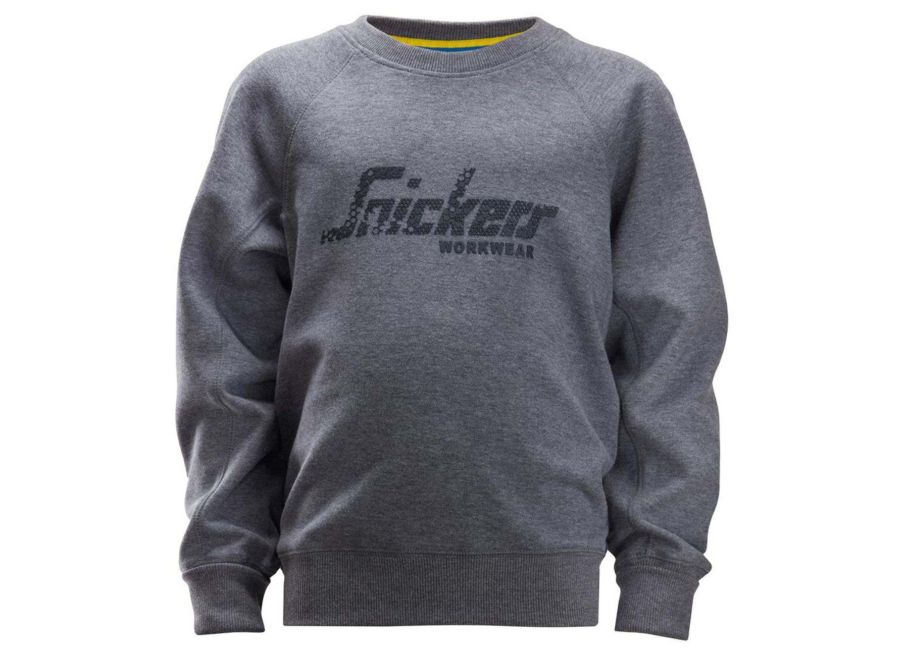 SNICKERS SWEAT-SHIRT LOGO JUNIOR BLEU MELANGE T 146/152