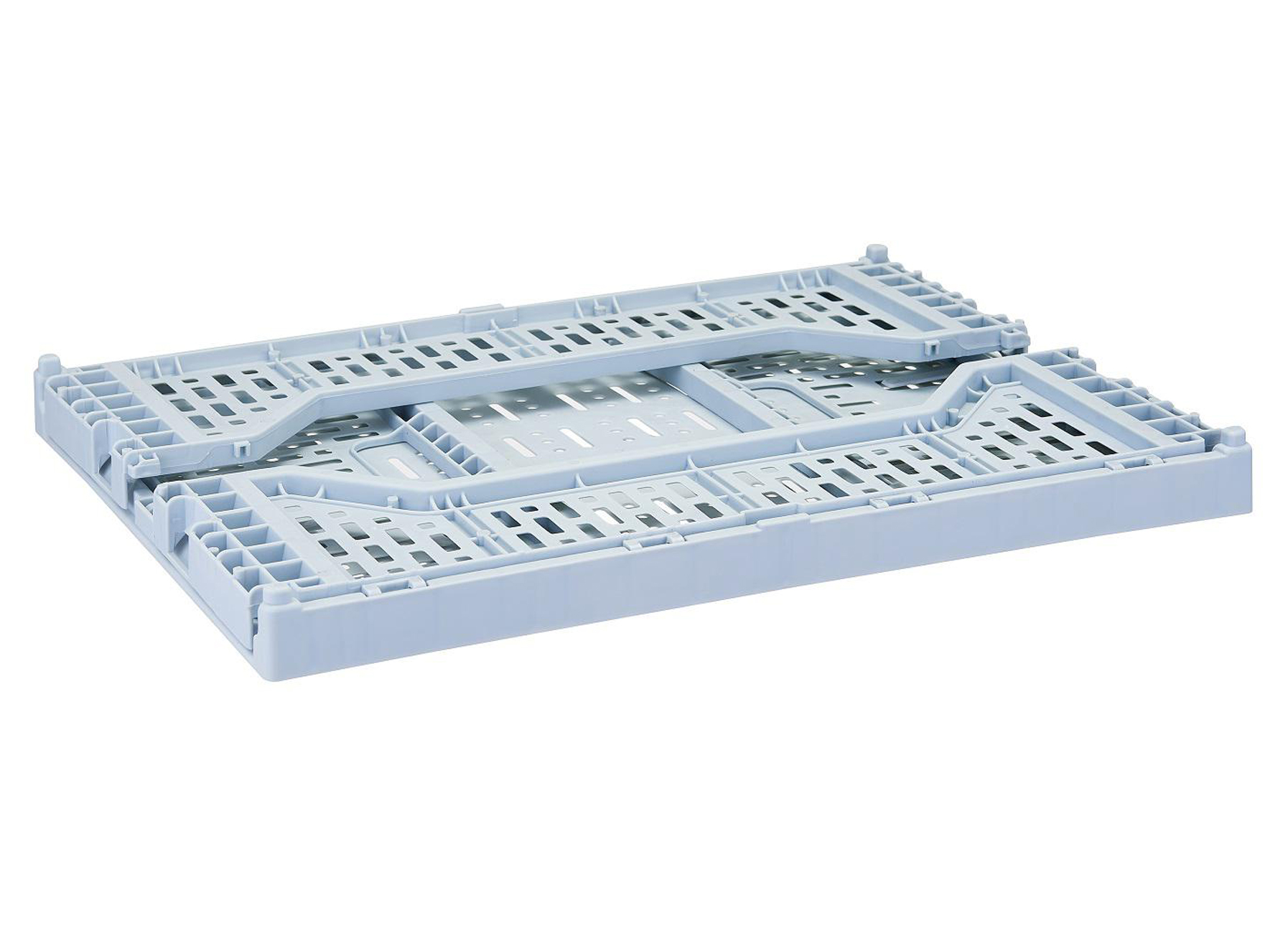 BASIC BOITE PLIABLE 15L BLEU/GRIS