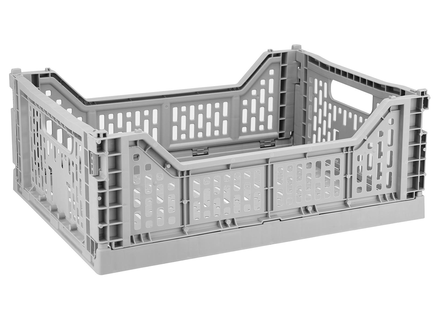 BASIC BOITE PLIABLE 15L GRIS CLAIR