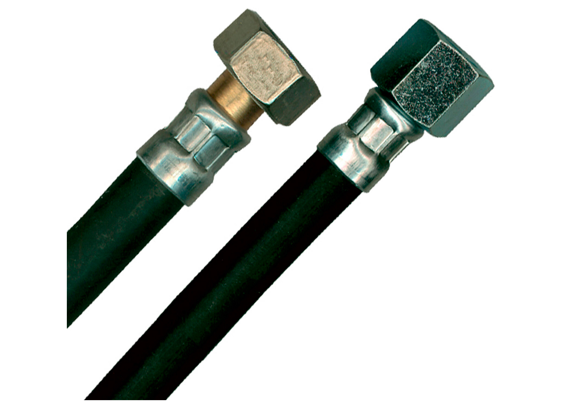 FLEXIBLE CAOUTCHOUC GAZ 1/2''F X 1/2''F L=100CM