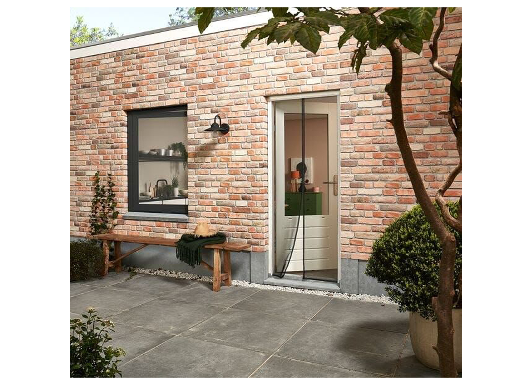 PORTE MOUSTIQUAIRE MAGNETIQUE STANDARD ANTHRACITE 95X235CM