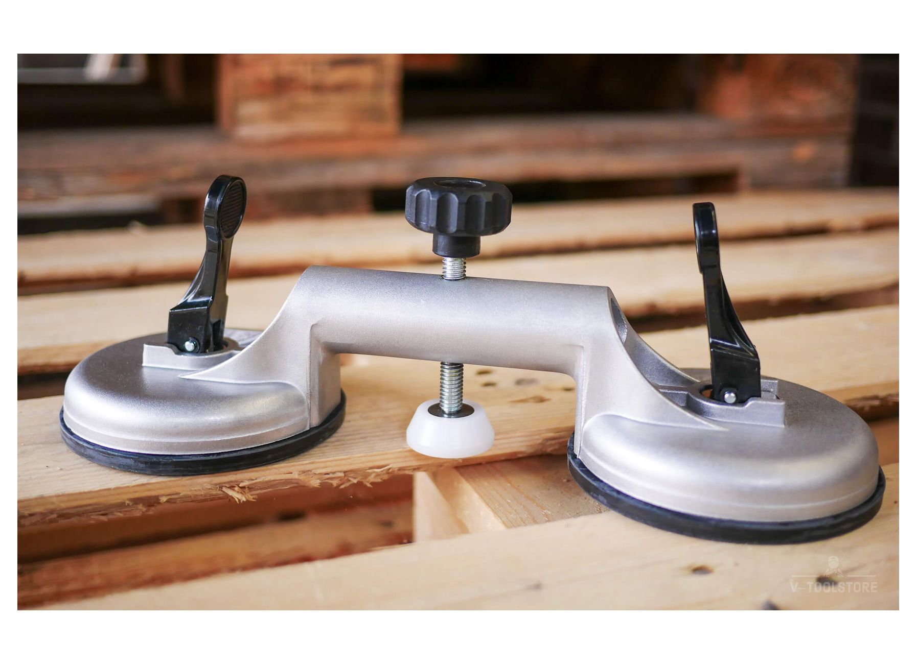 PIHER VENTOUSE DOUBLE PROFESSIONELLE EN ALU 60KG