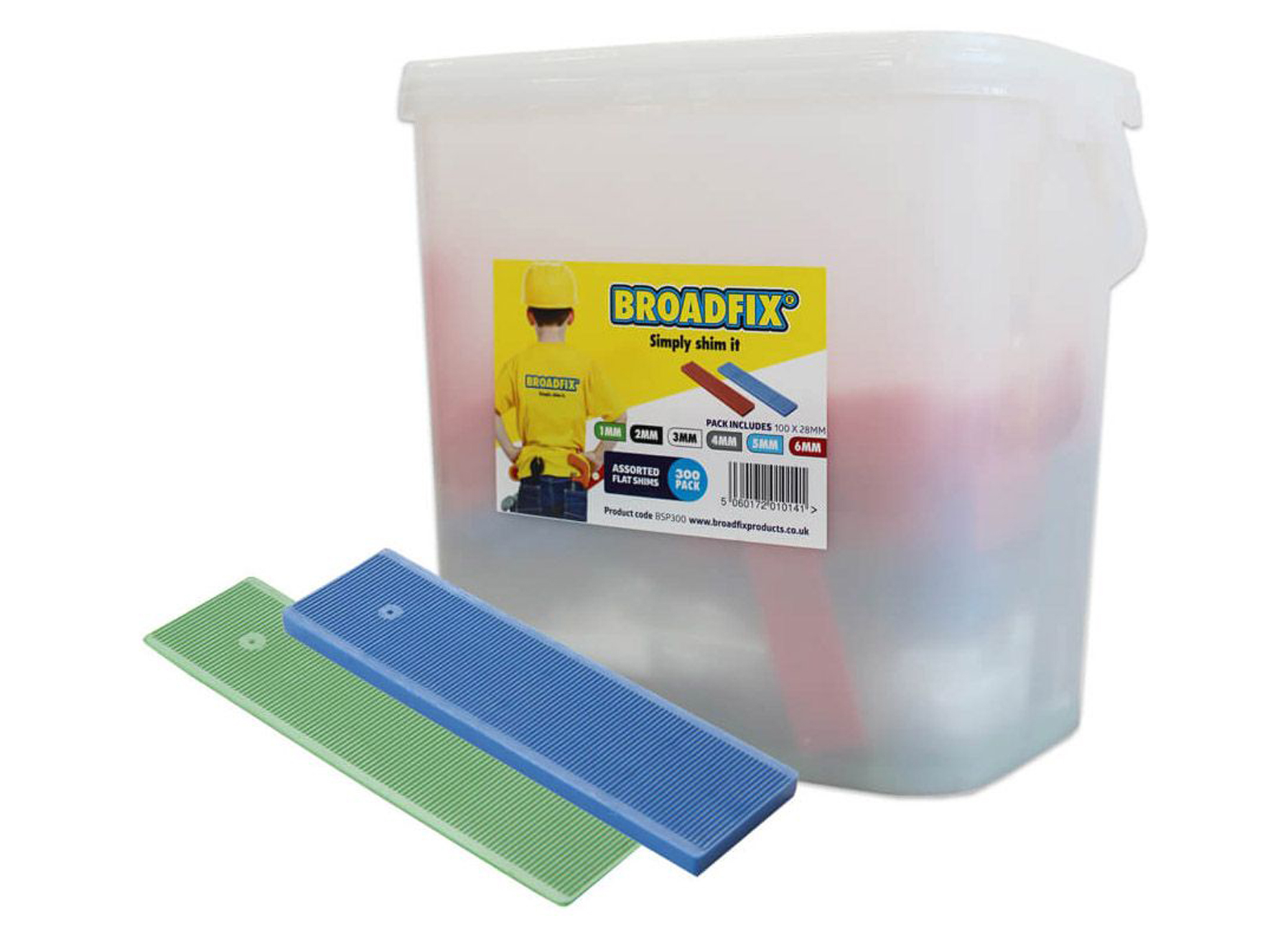 ASSORTIMENT DE PLAQUES D'ESPACEMENT 300 PIECES 1-6MM