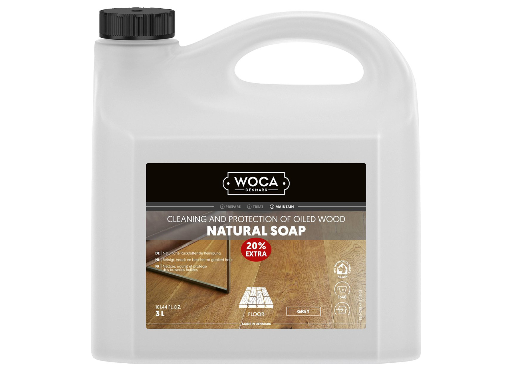 WOCA NATURAL SOAP GRIS 3L