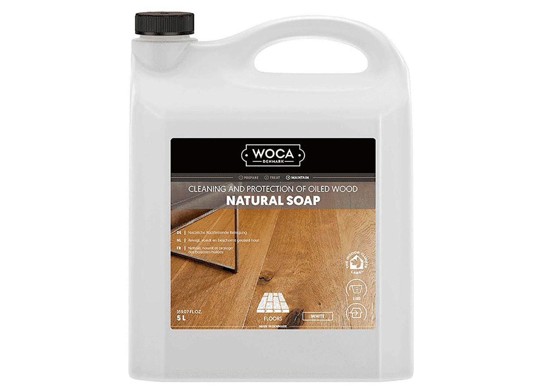 WOCA NATUURZEEP WIT 5L