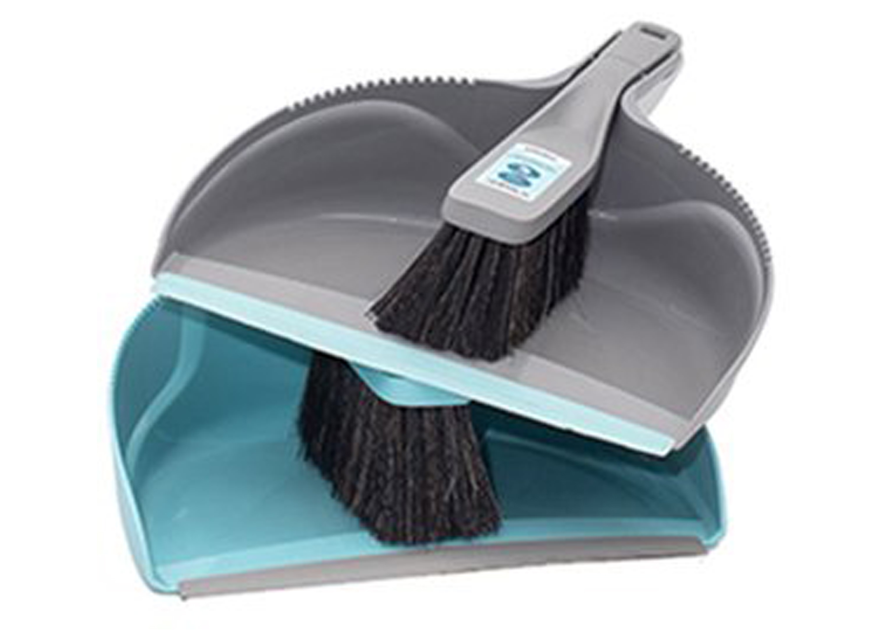 PELLE & EPOUSSETTE STYLE PLUBO BLEU/GRIS MIX POILS CHEVAUX