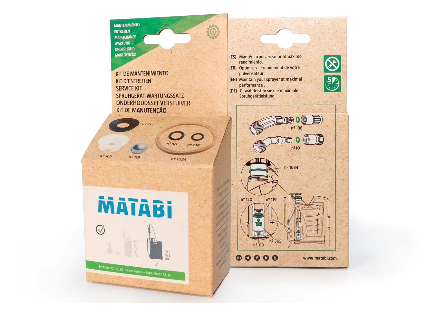 MATABI KIT D'ENTRETIEN POUR 12-16-20L