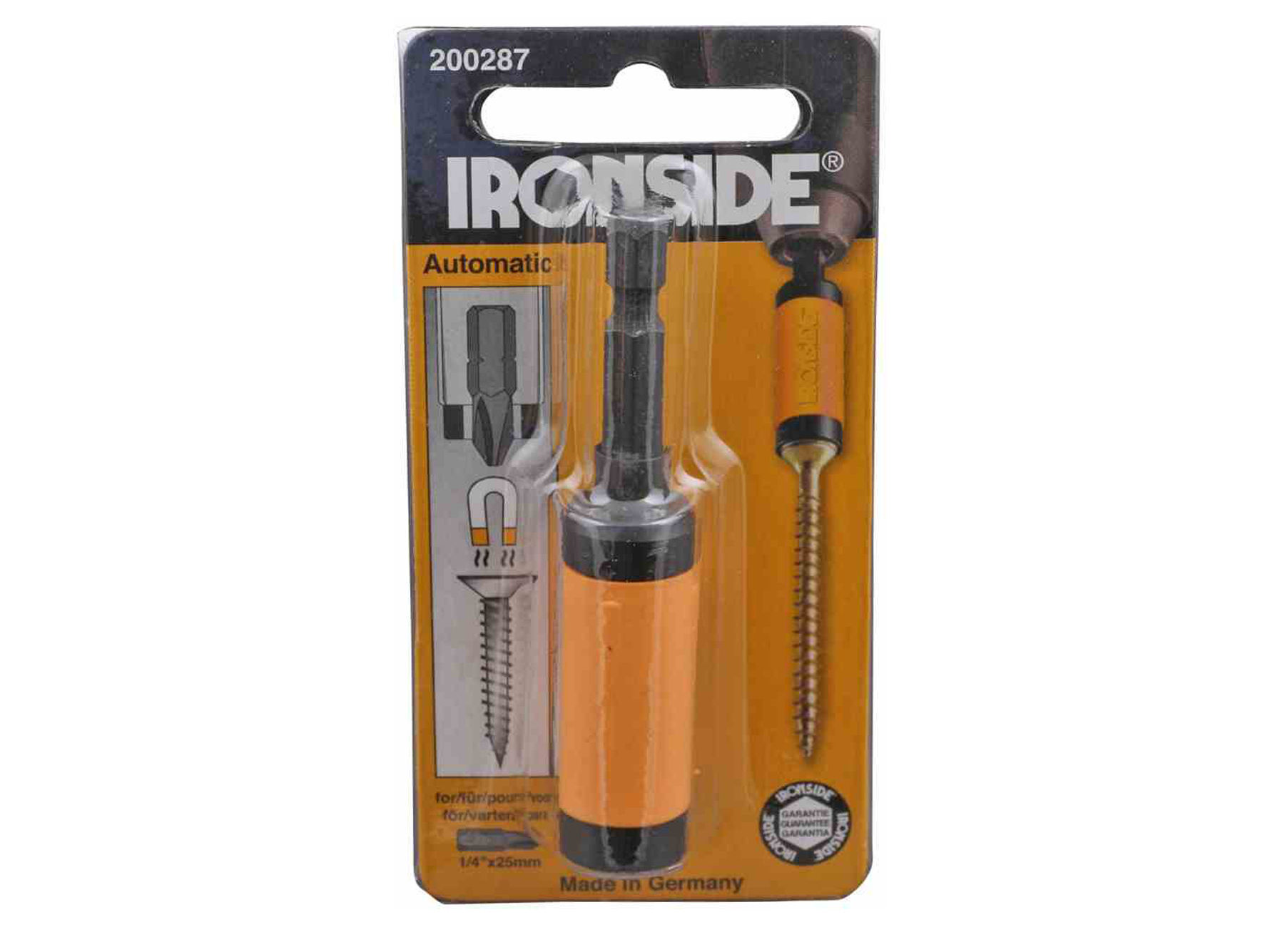 AUTOMATISCHE BITHOUDER MAGNETISCH 1/4'' 70MM