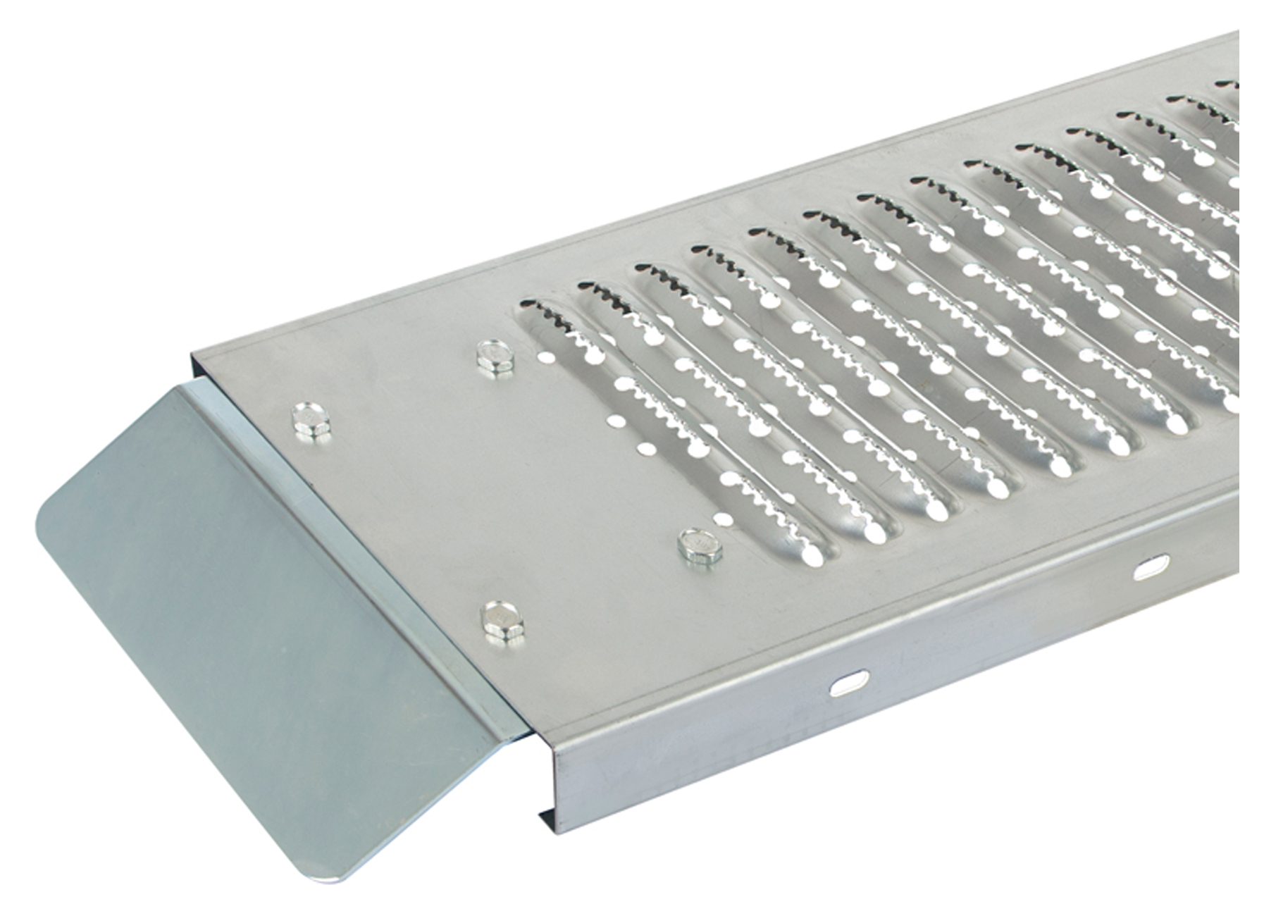 RAMPE EN ACIER GALVANISE 153X23CM 200KG