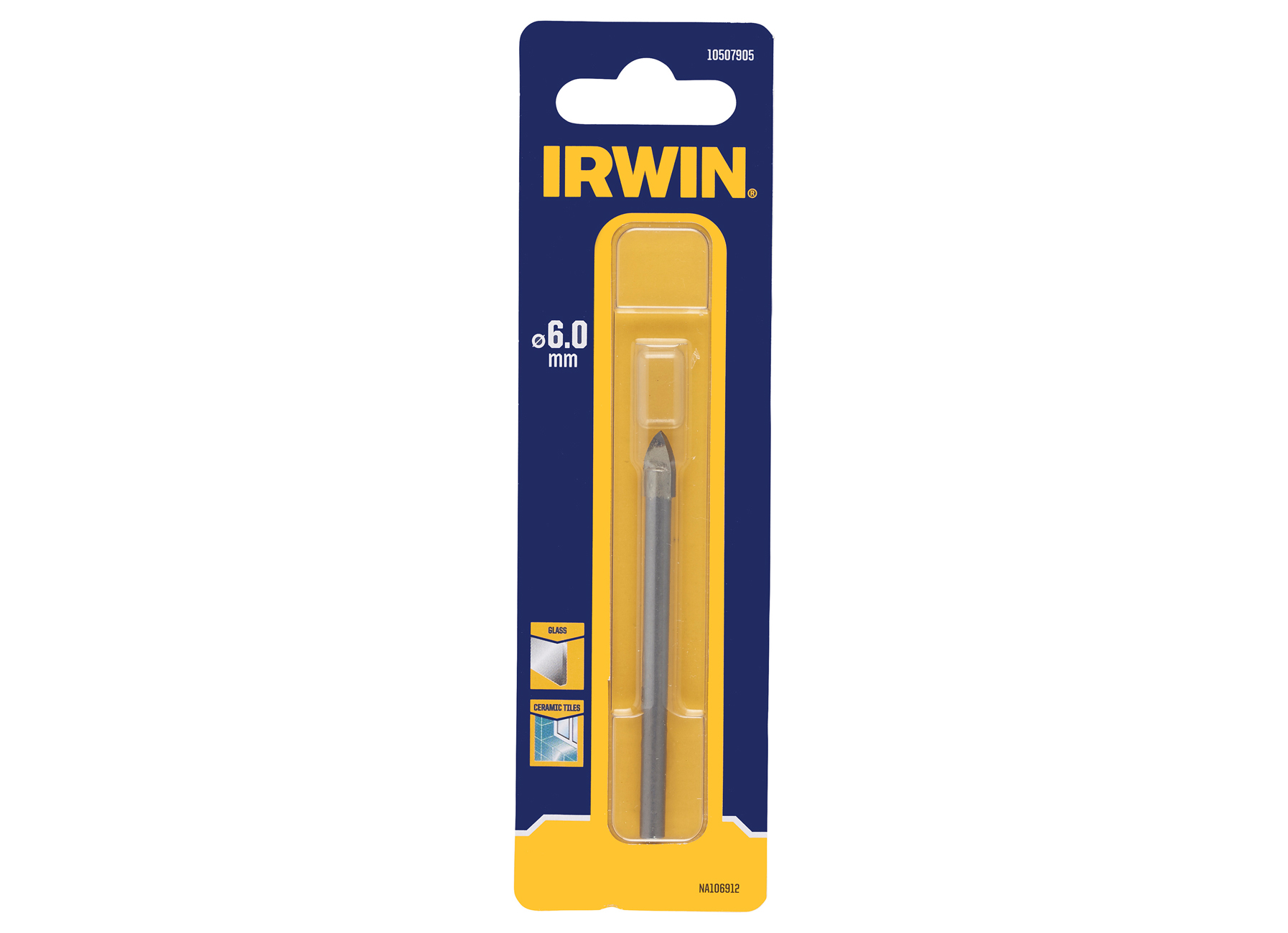 IRWIN FORET VERRE ET CERAMIQUE 6 MM