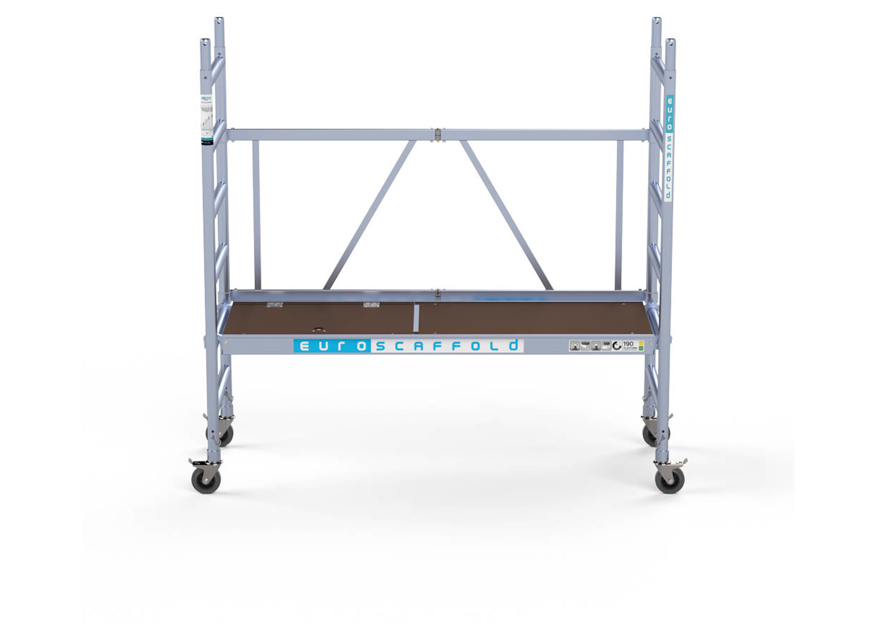 ALTRAD PRO KLAPSTEIGER 185X75CM MET LUIK WERKHOOGTE 2,7M