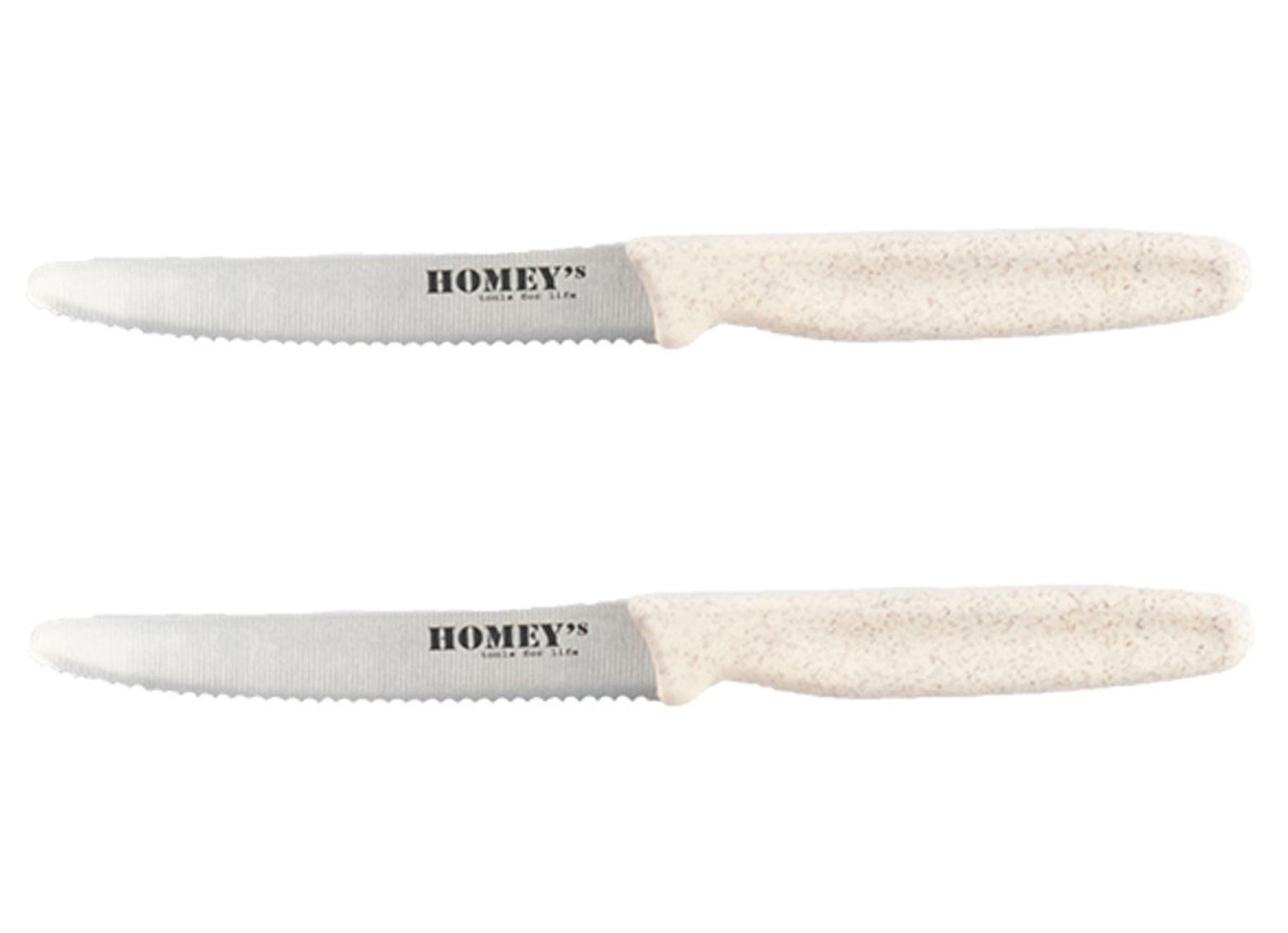 HOMEY'S MULTIFUNCTIONEEL KEUKENMES VITT 11CM 2 STK