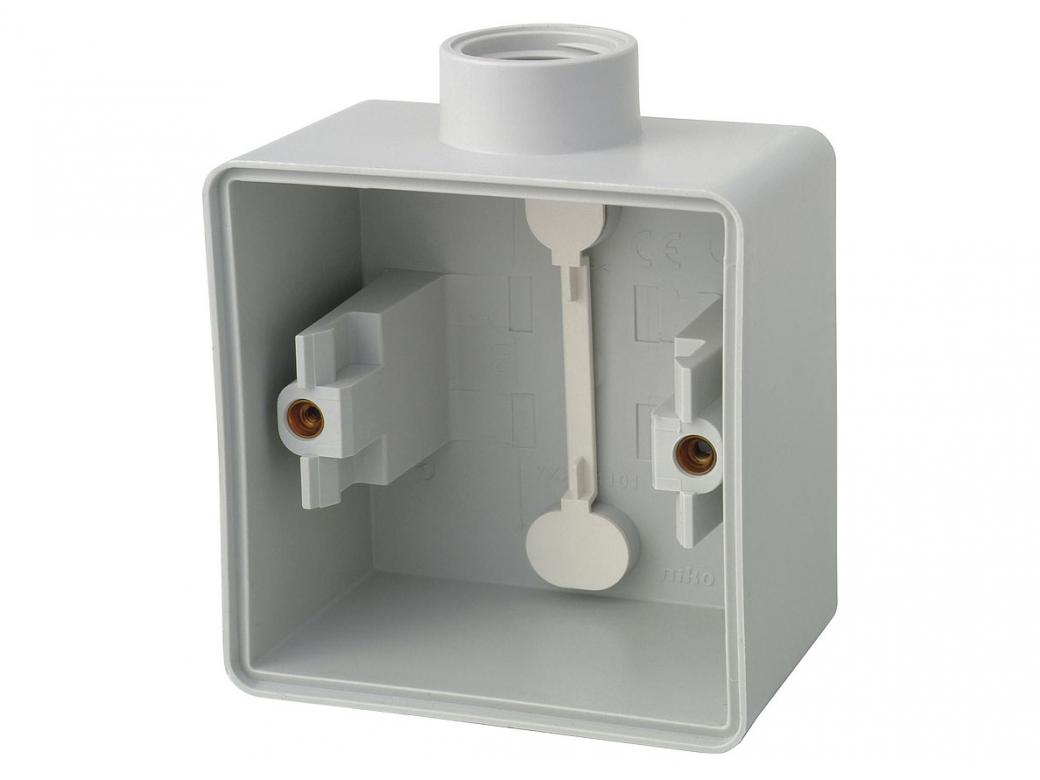 NIKO HYDRO BOITIER SIMPLE EN SAILLIE 1 ENTREE M20 GRIS