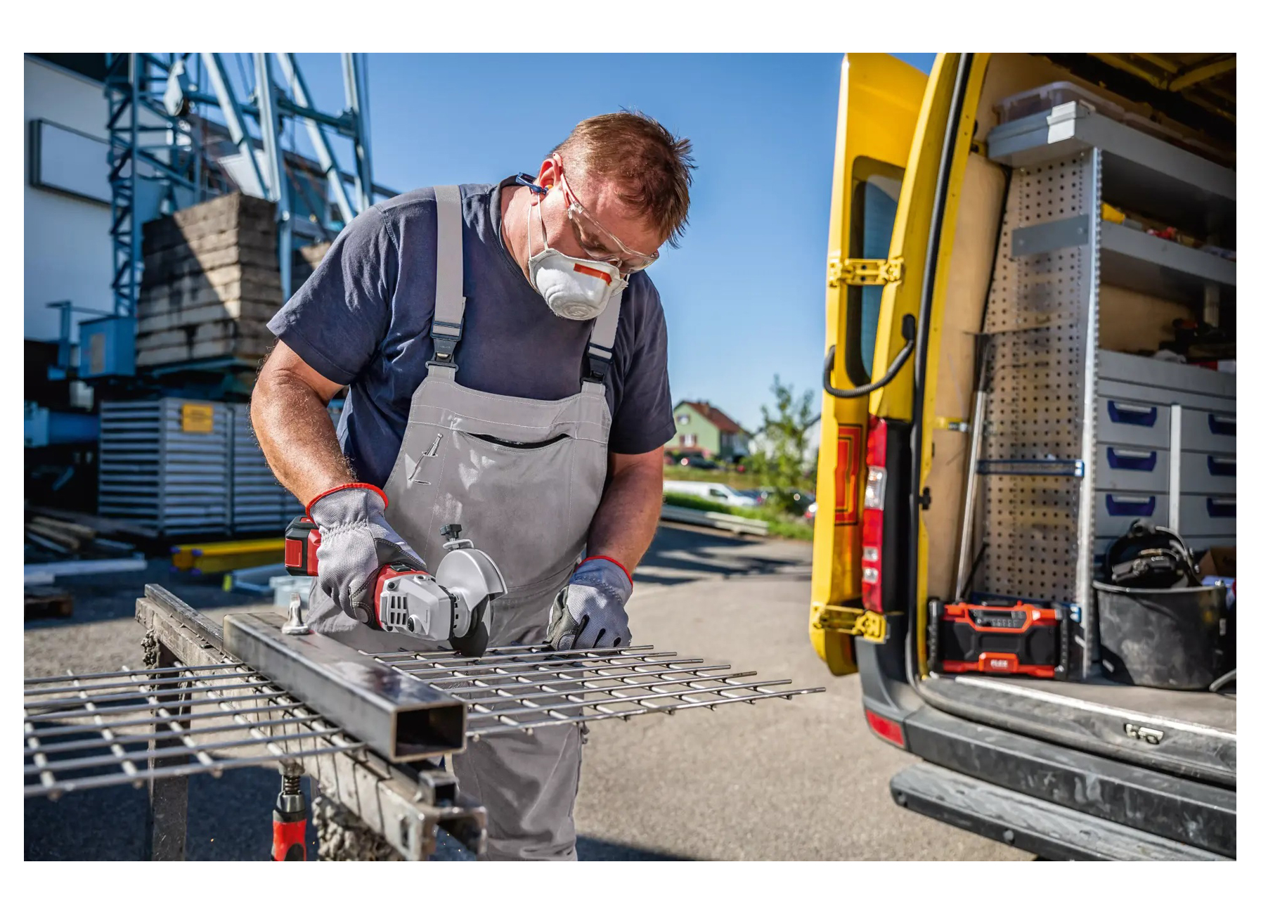 FLEX MEULEUSE D'ANGLE AVEC FREIN LB 125 18.0-EC C