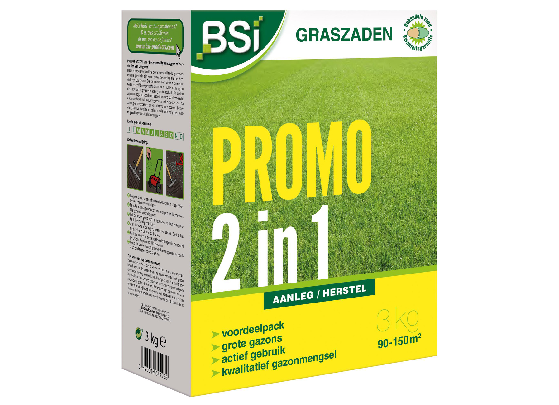 BSI SEMENCES GAZON PROMO 3 KG