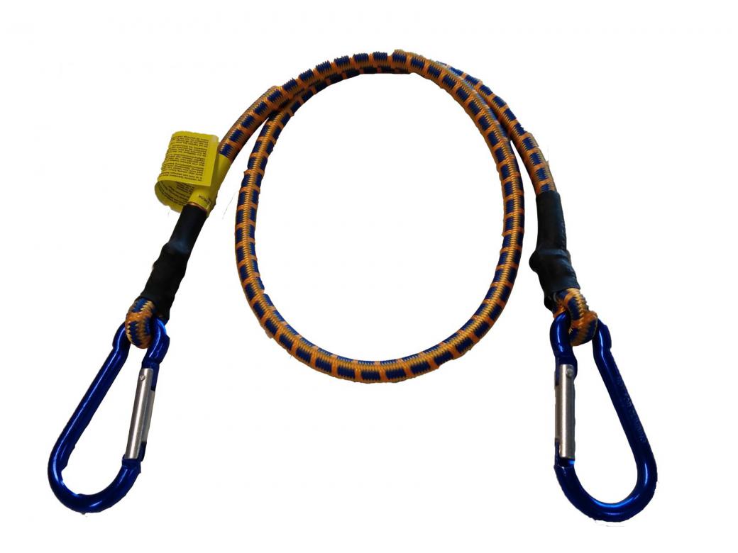 ELASTIQUES Ø10MM L=80CM + MOUSQUETON (2 PIECES)