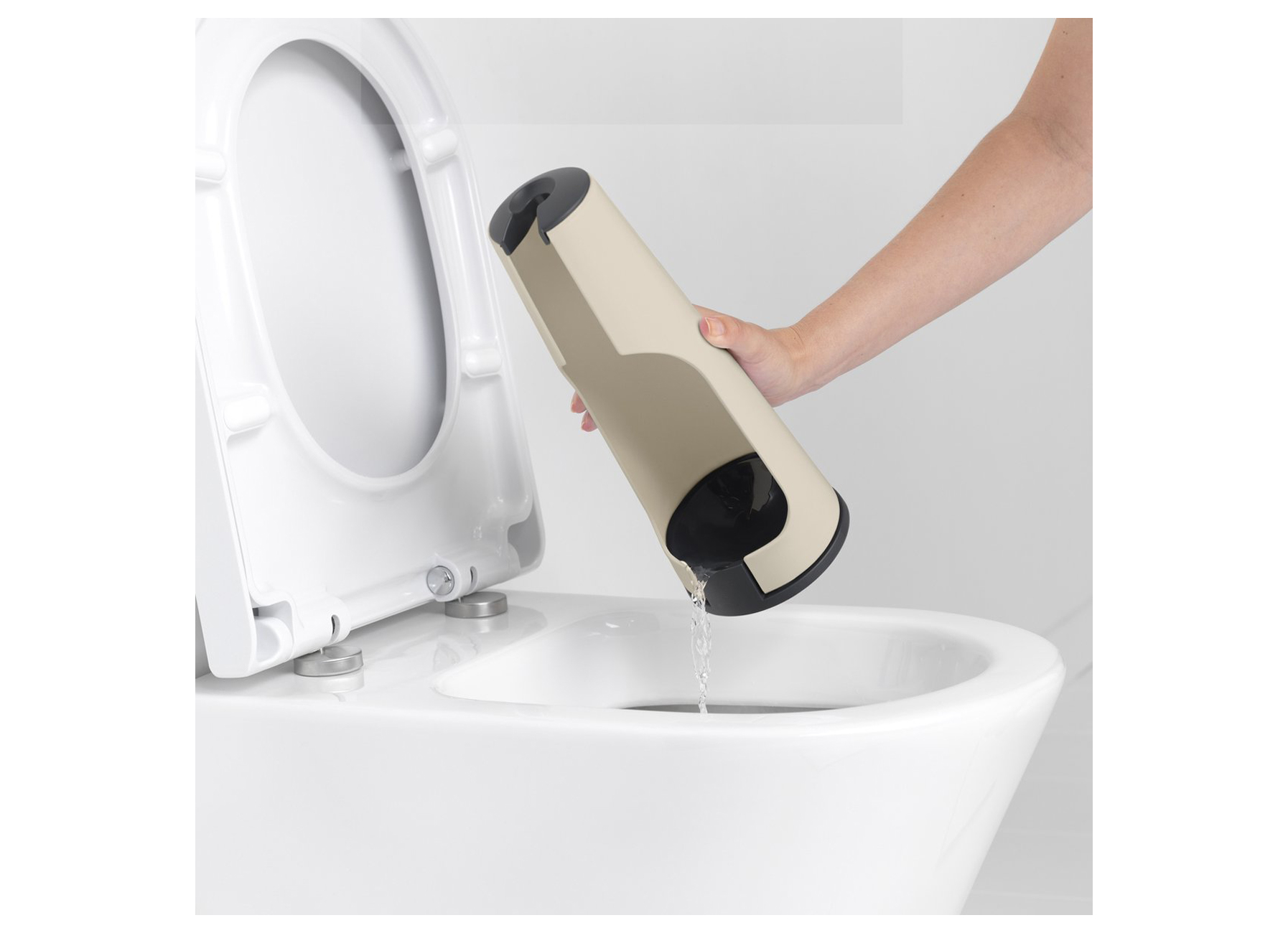 BRABANTIA RENEW BROSSE DE TOILETTE AVEC SUPPORT SOFT BEIGE