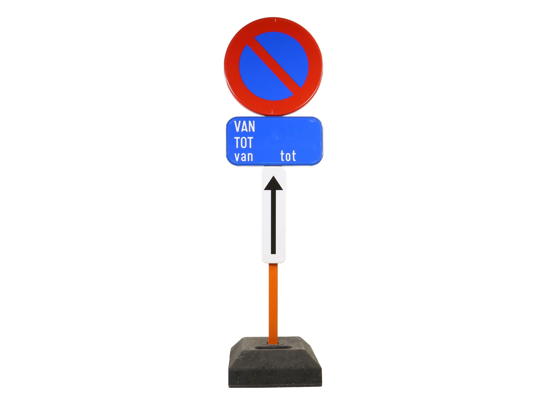 VERKEERSBORD TIJDELIJK PARKEERVERBOD SET E1/T1/X A/B T250