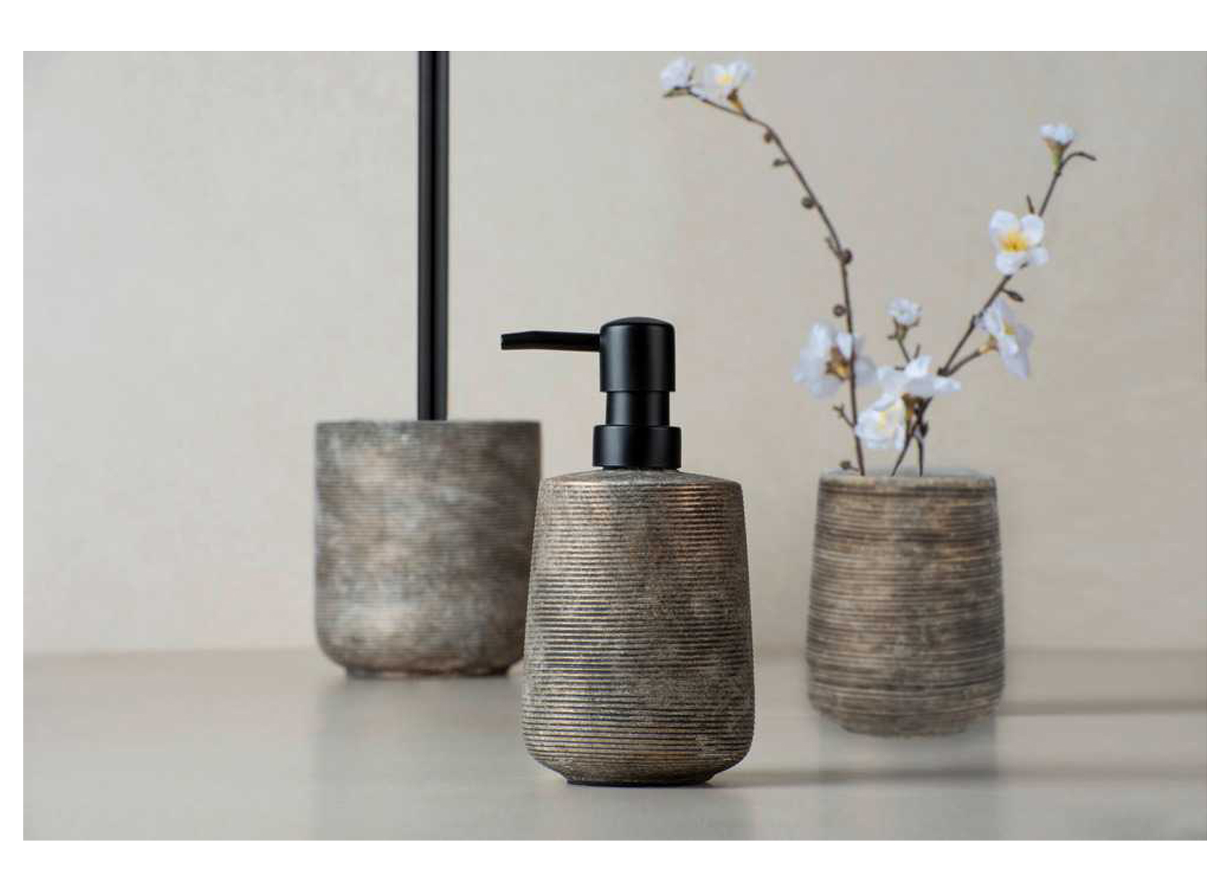 PORTE BROSSE WC FEDIO CERAMIQUE BEIGE