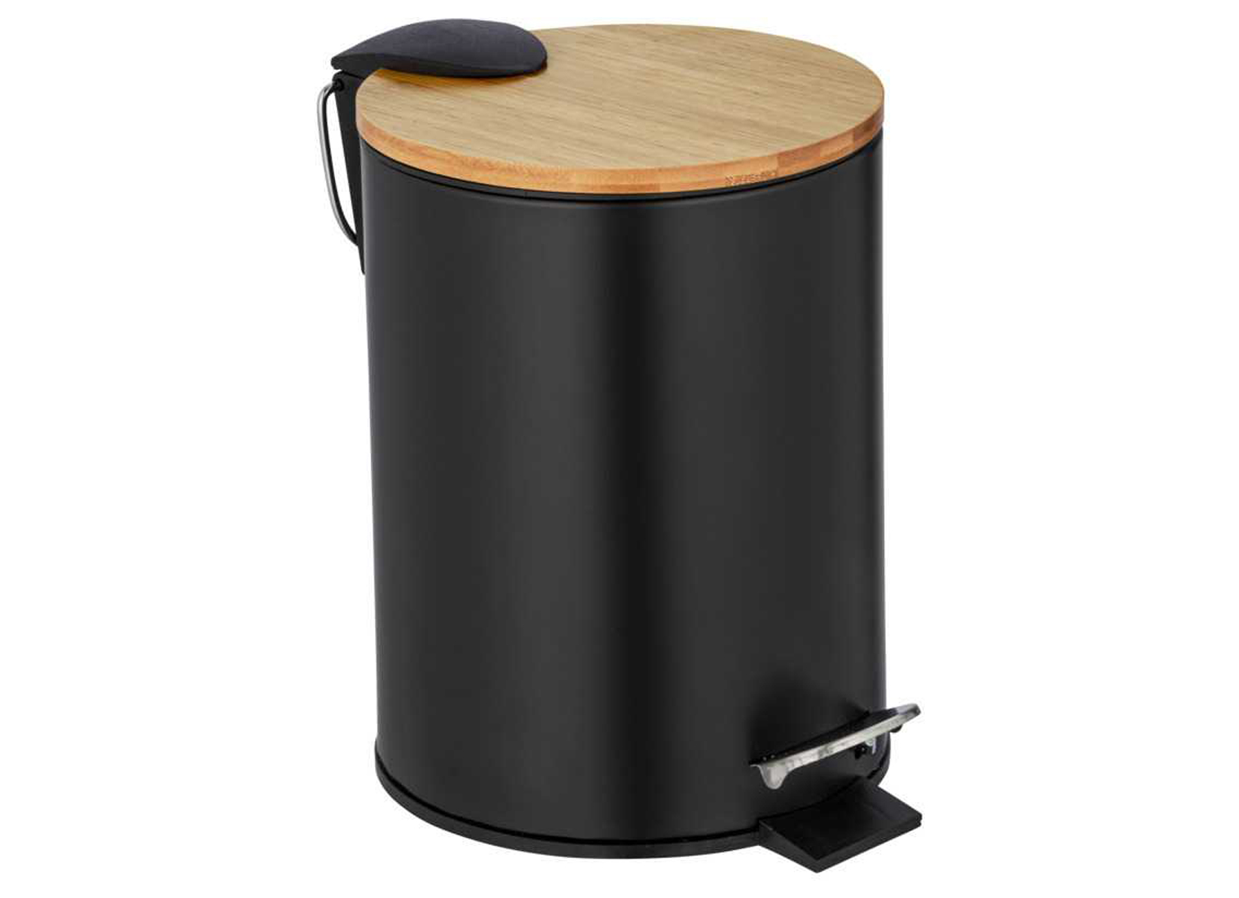 POUBELLE TORTONA 3L EASY CLOSE NOIR MAT