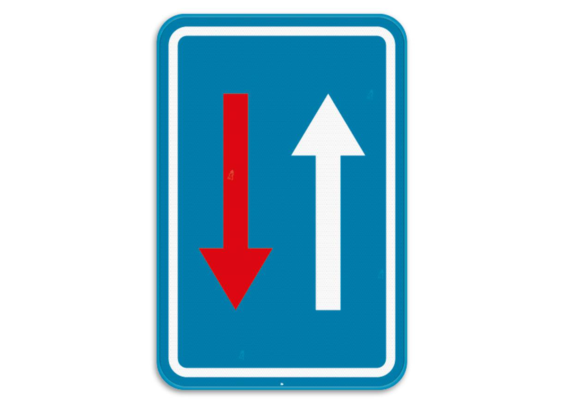 VERKEERSBORD B21 T250 400X600MM