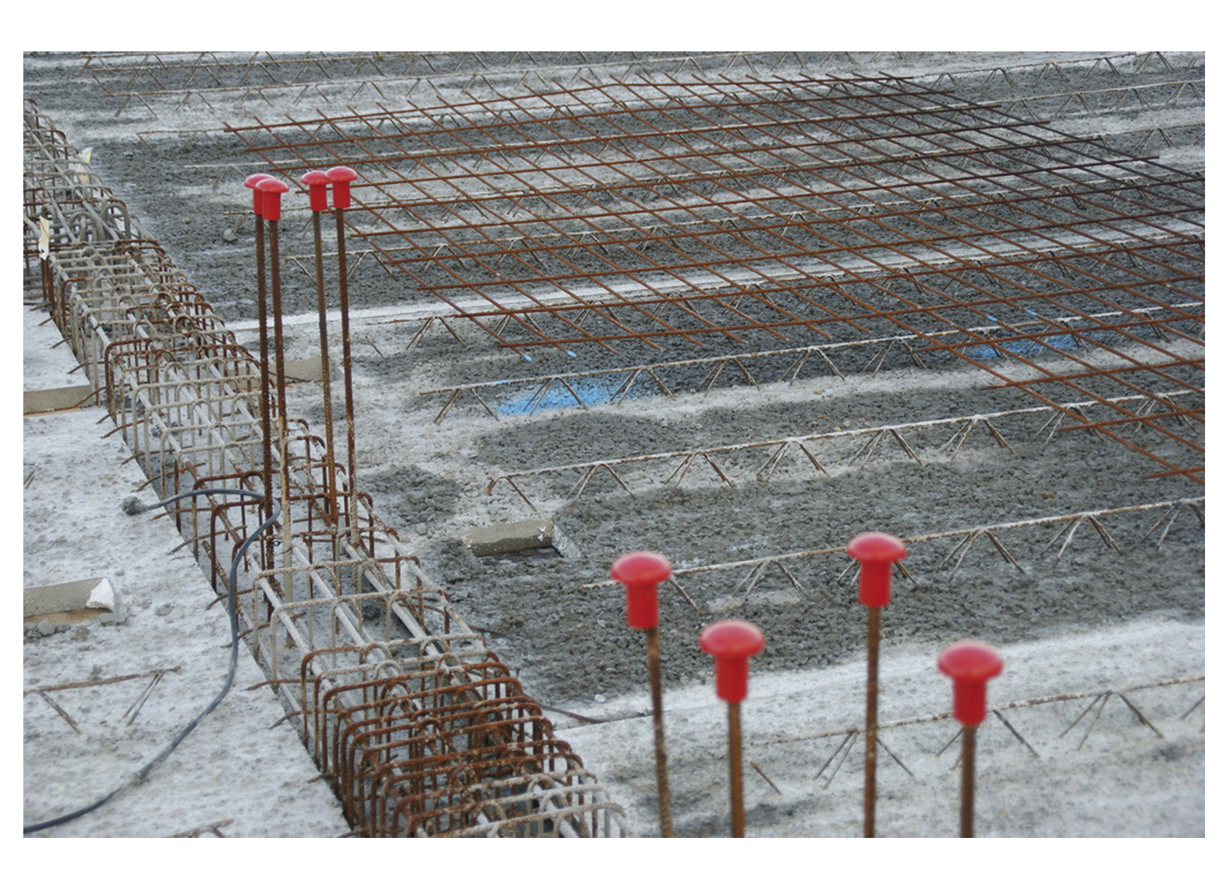 BOUCHON DE SIGNALISATION POUR FERRAILLAGE (25 PCS)