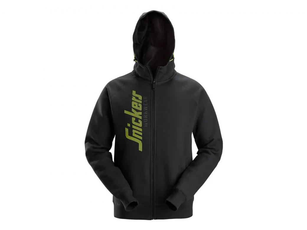 SNICKERS SWEATSHIRT A CAPUCHE AVEC LOGO NOIR MELANGE XL